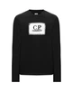 C.P. Company - мужская кофта с длинным рукавом Long Sleeve Jersey 30/1, черная, L - изображение 1