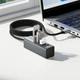 USB-хаб Hoco HB1A 4-in-1 converter(USB to USB2.0*4) Gray - зображення 3
