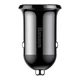 Автомобільний зарядний пристрій Baseus Grain Pro 10w 4.8A 2xUSB Black - зображення 2