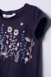 Футболка для девочки H&M 98-104 см (2-4Y) Темно-синяя - изображение 2
