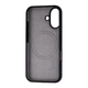 Чохол Silicone Case Full Cover with MagSafe iPhone 16 Black - зображення 3