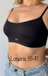Бюстгальтер-топ с мягкой чашкой Lora Iris 8141. Чорный. Размер L - изображение 1