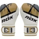 Боксерские перчатки RDX F7 Ego Boxing Gloves (BGR-F7GL) White/Gold 16 унций - изображение 2