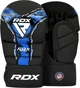 Рукавички для MMA RDX Grappling Gloves Shooter Aura F17 (GSR-F17BU) Black/Blue S - зображення 1