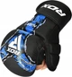 Рукавички для MMA RDX Grappling Gloves Shooter Aura F17 (GSR-F17BU) Black/Blue L - зображення 2