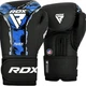Боксерские перчатки RDX Boxing Gloves Aura F-17 (BGR-F17BU) Black/Blue 10 унций - изображение 1