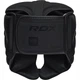 Боксерский шлем RDX T15 Noir Cheek Protector Head Guard (HGR-T15MB) Black S - изображение 3