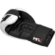 Боксерские перчатки RDX F4 Boxing Sparring Gloves Hook & Loop (BGR-F4B) Black/White 10 унций - изображение 3
