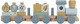 Pociąg Little Dutch Forest friends FSC (LD7254) (8713291772540) - obraz 3