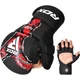 Перчатки для MMA RDX Grappling Gloves Shooter Aura F17 (GSR-F17BR) Black/Red S - изображение 3