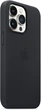 Чохол Leather Case with MagSafe для Apple iPhone 13 Pro (MM1H3) Midnight - изображение 2