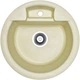 Кухонная мойка Adamant FINE ivory d 470x190 мм, без крыла - изображение 1