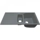 Кухонная мойка Adamant NEW LINE PLUS серая 975x495x235 мм, с крылом 97,5 см - изображение 2