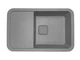 Кухонная мойка Adamant EXISTENCE светло-серая 775x505x190 мм, с крылом 77,5 см - изображение 1