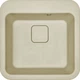 Кухонная мойка Adamant EXIST ivory 500x500x190 мм, без крыла 50 см - изображение 1