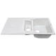 Кухонная мойка Adamant NEW LINE PLUS белая 975x495x235 мм, с крылом 97,5 см - изображение 2