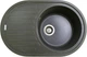 Кухонная мойка Adamant ELLIPSIS серая 765x495x200 мм, с крылом 76,5 см - изображение 1