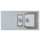 Кухонная мойка Adamant NEW LINE PLUS светло-серая 975x495x235 мм, с крылом 97,5 см - изображение 1