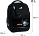 Рюкзак ортопедичний Kite Education Pochacco 38.5x29х12.5 см 13 л Чорний (PC26-772M) - зображення 3