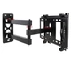 Кронштейн для телевізора V201 5068 14–40 дюймів настінний поворотно-нахильний до 25 кг VESA 75x75 100x100 200x200 сталевий - изображение 4