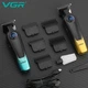 Тример VGR V-996 акумуляторний професійний 300 хв роботи Type-C LED дисплей з насадками 1.5 3 4.5 6 мм для волосся бороди та окантовки - изображение 2