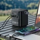 Повербанк Hoco J152 80000mAh 22.5W PD20W швидка зарядка powerbank для телефону та планшета з ліхтариком Чорний - зображення 4