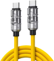 Кабель Nubia RedMagic Dao USB Type-C to USB Type-C 240W 1.5 м Yellow (6974608314231) - зображення 1
