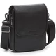 Барсетка-мессенджер мужская кожаная через плечо Tiding Bag TD-23433 24х20х6 черная (JDT-0849945) - изображение 2