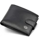 Портмоне чоловіче шкіряне на кнопці ST Leather ST-104-1 11х9.5х3 чорний (JDT-0849971) - зображення 1