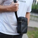 Барсетка-мессенджер мужская из гладкой кожи городская TD-26823 20х16х6 черная, через плечо (JDT-0850056) - изображение 10