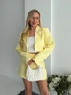 Жіночий класичний костюм (піджак+спідниця+шорти) Uaclothes 42-44 Жовтий (like37590-180231349) - изображение 6