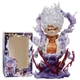 Аниме фигурка One Piece, Ван Пис, Luffy, бюст Луффи Бог солнца Ника, с подсветкой, 17 cм (OP 0158) - изображение 1