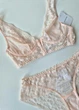 Женский комплект нижнего белья кружевной JASMINE Lingerie Светло-розовый А-656 А-657 75А S\42 - изображение 2