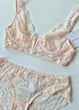 Женский комплект нижнего белья кружевной JASMINE Lingerie Светло-розовый А-656 А-657 75А S\42 - изображение 3