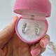 Серебряные серьги Дорожка с Белыми Камнями серебро 925 пробы Родированное 56310р 2.00г - изображение 4
