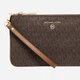 Набор (сумка шоппер + сумка клатч) женский из искусственной кожи Michael Kors Jet Set Travel 555143258 Коричневый (1159858720) - изображение 7