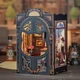Румбокс Book Nook «Кабінет Графа Кота» з LED освітленням – Набір Для Створення Книжкового Куточка мініатюрний домік з підсвіткою Діорама DIY DollHouse - зображення 6