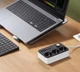 Мережевий фільтр розгалужувач на 3 EU розетки 3 USB 3 Type-C 250В LDNIO SE3631C з вимикачем 2500Вт 10А Подовжувач Швидка Зарядка для телефону підвищена безпека 2м Вимикач - зображення 2