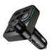 Автомобильный адаптер с FM-модулятором Borofone BC61 Ocean Bluetooth 5.4 45W USB-A + USB-C Black (6941991125126) - изображение 3