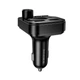 Автомобильный адаптер с FM-модулятором Borofone BC61 Ocean Bluetooth 5.4 45W USB-A + USB-C Black (6941991125126) - изображение 4