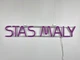 Неоновая вывеска Stas Maly 650x100 Фиолетовый - изображение 5
