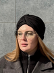 Тюрбан женский трикотажный D.Hats чёрный - изображение 6