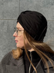 Тюрбан женский трикотажный D.Hats чёрный - изображение 7