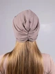 Тюрбан женский демисезонный D.Hats кофейного цвета - изображение 5
