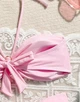 Женский раздельный купальник розового цвета, модный купальник с высокой посадкой и высокими плавками, размер S - изображение 6