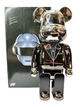 Статуетка Bearbrick Daft Punk Silver 400% 28 см Дафт Панк Срібний - зображення 1