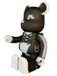 Статуетка Bearbrick Nike Black 400% 28 см Найк Чёрный - изображение 6