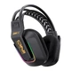 Наушники Onikuma Tri Mode gaming headphones GT828, BT5.4, 2.4G, Type-C, 900mAh, 15/55h, RGB, black - изображение 2