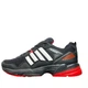 Мужские кроссовки летние сеткой Restime 46 Black-Red - изображение 1
