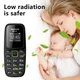 Міні телефон-гарнітура SERVO BM310, 2 SIM-картки, 2G, Bluetooth, TF, 68x28x12мм, 350mAh, Black - зображення 9